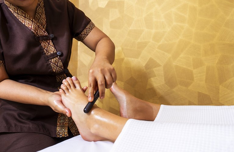 Reflexology foot Massage