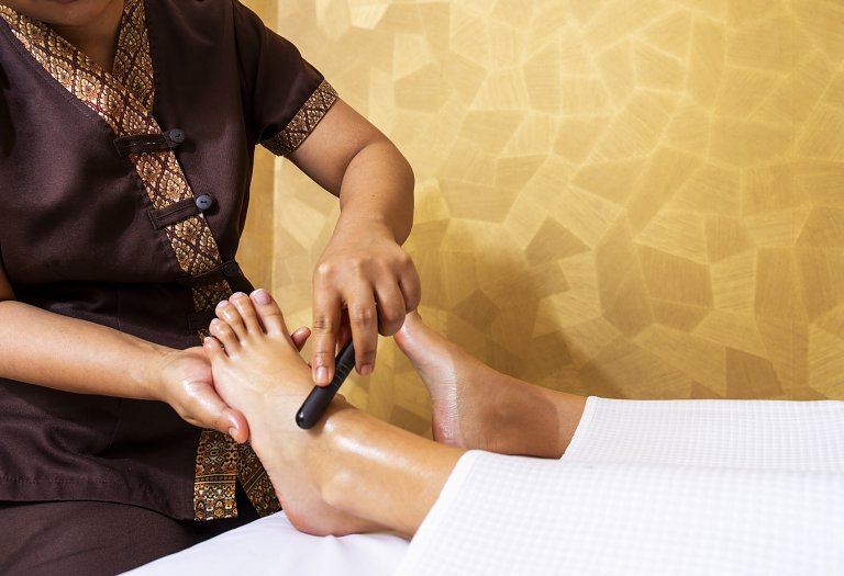 Reflexology foot Massage