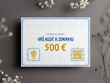 Darčeková poukážka v hodnote 500€